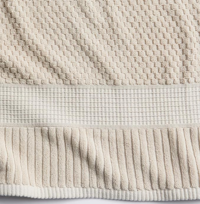 NY Loft 100% Cotton 2 Pack Bath Sheet Towel Set | Super Soft & Absorbent - Image 9