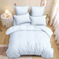 Nayoroom Blue Striped Duvet Cover King Size White Stripe Duvet Cover Dorm by Nayoroom