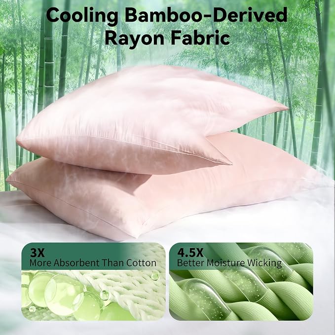 Cooling Curved Pillowcase for Side Sleeper Pillow - Image 3