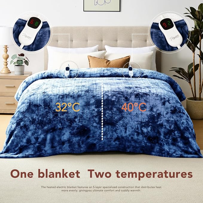 Homemate Electric Heated Blanket Queen Size - Image 8