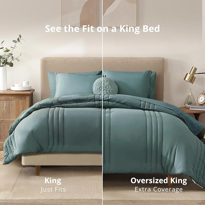 Monbix Oversized King Size Comforter Set - Image 7