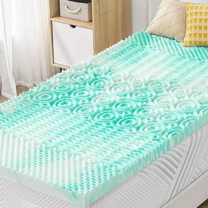 SINWEEK 2 Inch Memory Foam Mattress Topper Twin XL, Twin Extra Long Mattress by SINWEEK