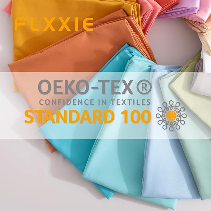 FLXXIE Pillow Cases Standard Size, Soft Microfiber Pillow Covers - Image 9