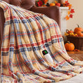 Brown Heated Blanket Electric Throw, 50X60 Heating Throw by OCTROT