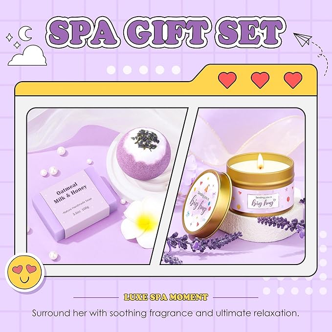 Gift Baskets for Women Unique Birthday Gifts for Women self care cheer up gifts - Image 3