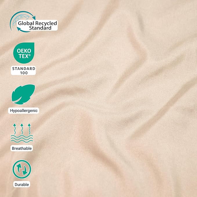 ZPECC Pillow Cases Standard Size Set of 4, 20x26 Envelope Closure Pillowcases - Image 3
