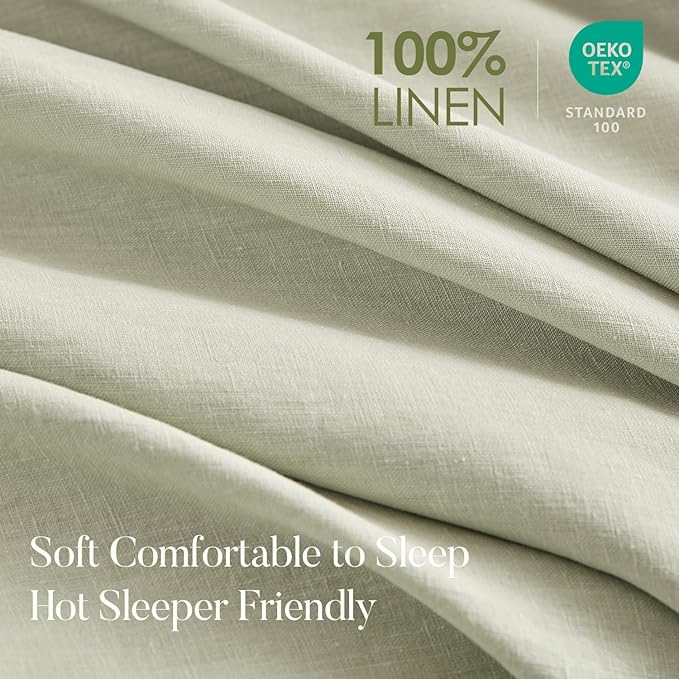 DAPU 100% Linen Duvet Cover Set - Image 2