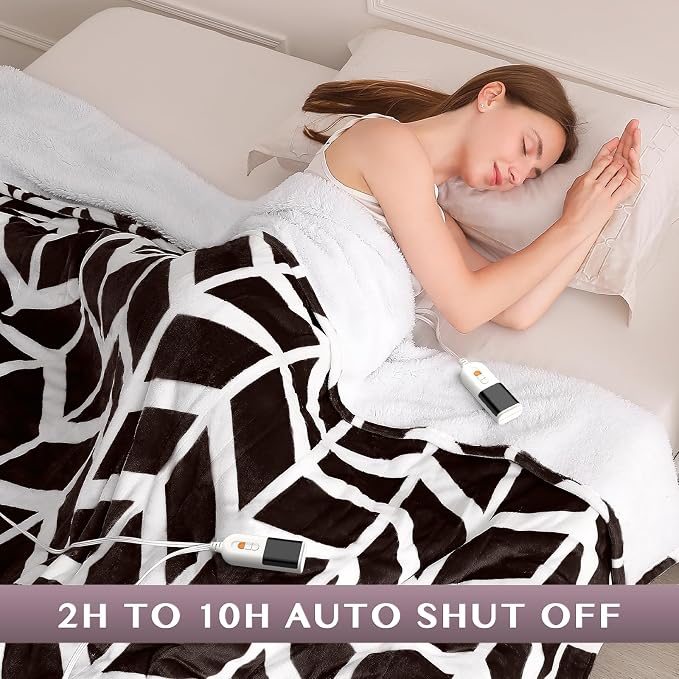 VENTIMI Electric Blanket Queen Size, Fast Heating Blanket - Image 3