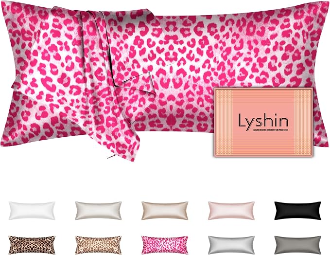 Silk Body Pillow Cover with Zipper, Mulberry Silk Pillow Cases Body Size by LYSHINSILKPILLOWCASES