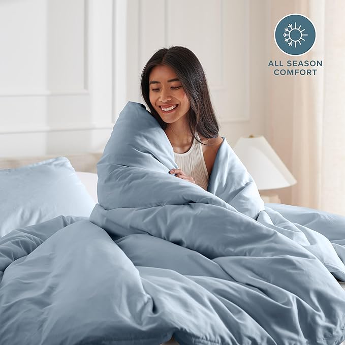 Bare Home Bedding Duvet Cover Queen Size - Image 3