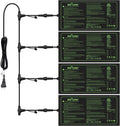 BN-LINK Seedling Heat Mat for Seed Starting 10" x 20.75", 4 Pack Daisy by BN-LINK
