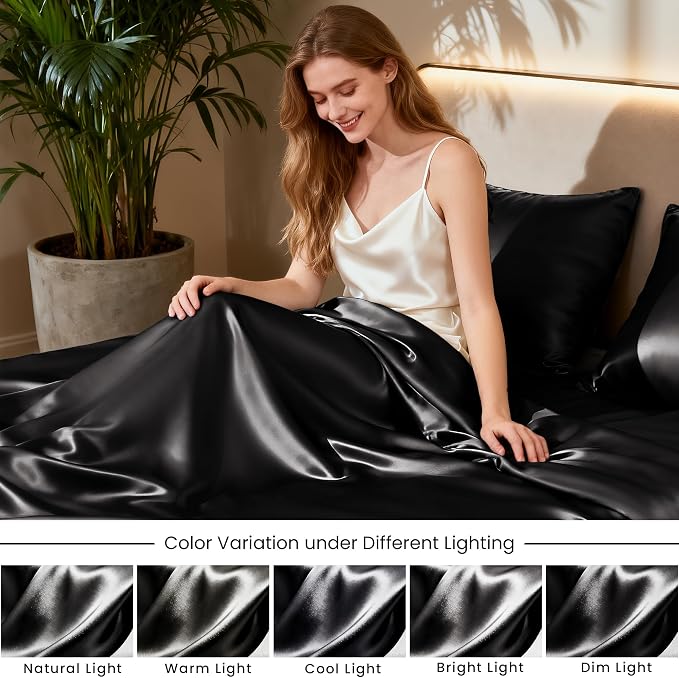 Love's cabin Satin Queen Sheets Set - Image 7