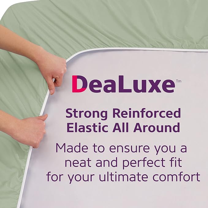 Full Fitted Sheet – Deep Pocket Full Size Fitted Sheets Only Real 16” Fitted - Image 4