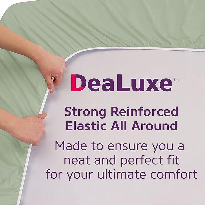 California King Fitted Sheet Deep Pocket – Cal King Fitted Sheet Only – 21” Cal - Image 4