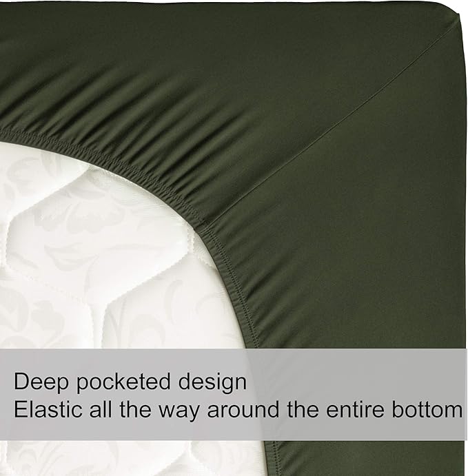 Soft Stretch Twin Fitted Sheet Only - Image 5