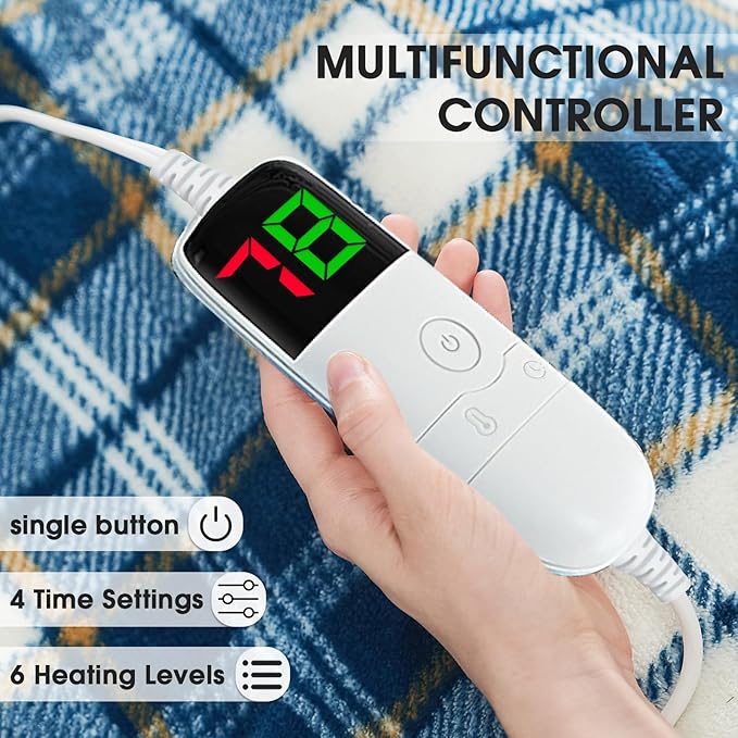 Heated Blanket Electric Throw 50X60 Heating Throw - Image 4