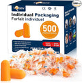 VOISEN Ear Plug, 500 Pairs Ear Plugs by VOISEN