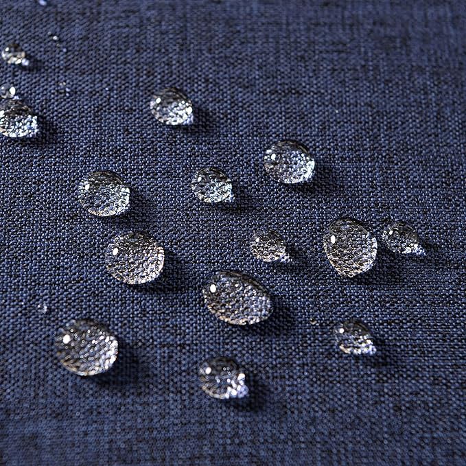 MIULEE Pack of 2 Decorative Outdoor Solid Waterproof Throw Pillow Covers Faux - Image 3