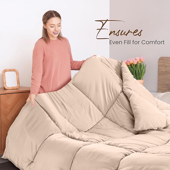 Utopia Bedding Comforters Twin Size, All Season Duvet Insert, Down Alternative - Image 4