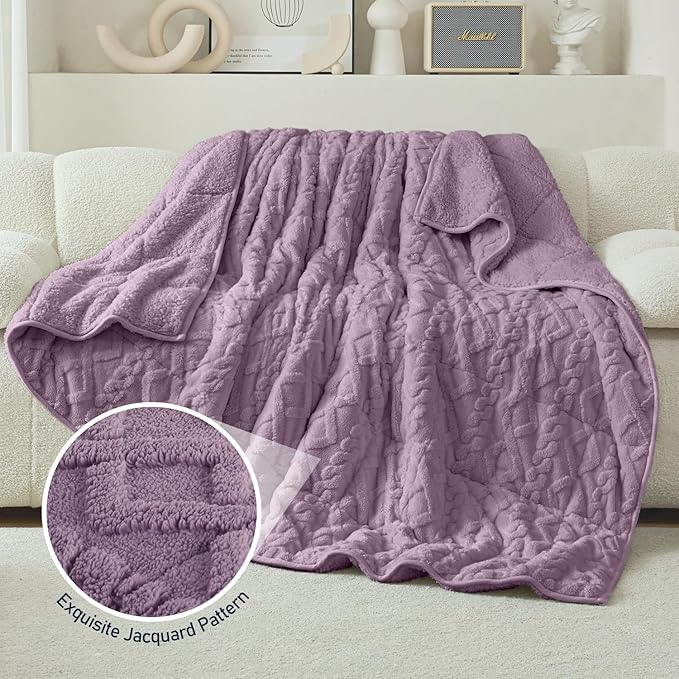 Wemore Weighted Blanket for Adults Twin Size 20 lbs, Dual Sided Soft Fuzzy - Image 5