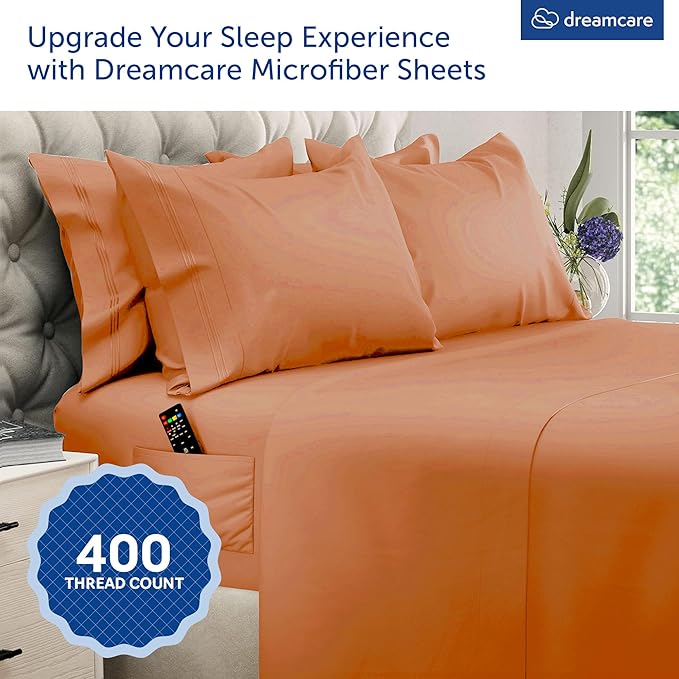 DREAMCARE King Size Sheets Set - Image 6