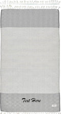 Personalized embroidered Beach Towel | Throw Blanket, Easy Carry, Sand Free by LA%60HAMMAMFINELIVING