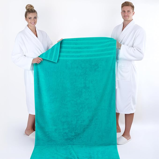 American Soft Linen 35x70 Jumbo Large Bath Towel, 600 GSM 100% Cotton Turkish - Image 5