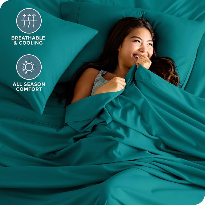 Bare Home Split Head Flex King Sheet Set - Image 4