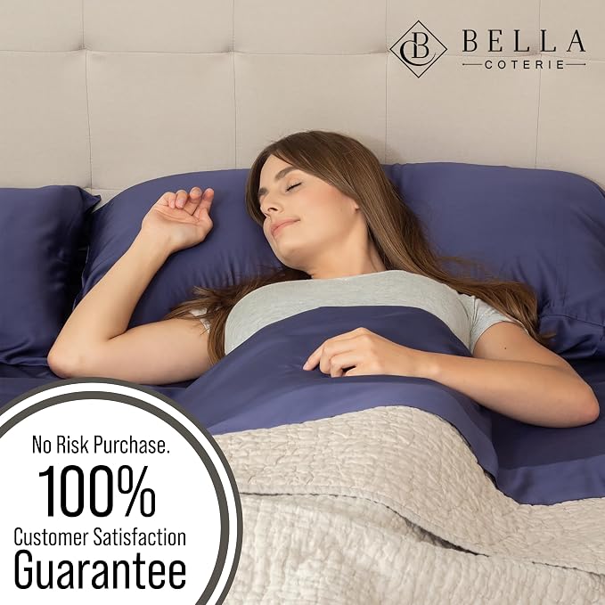 Bella Coterie | Luxury Bamboo Viscose Standard Size Pillowcase Set | 100% - Image 5
