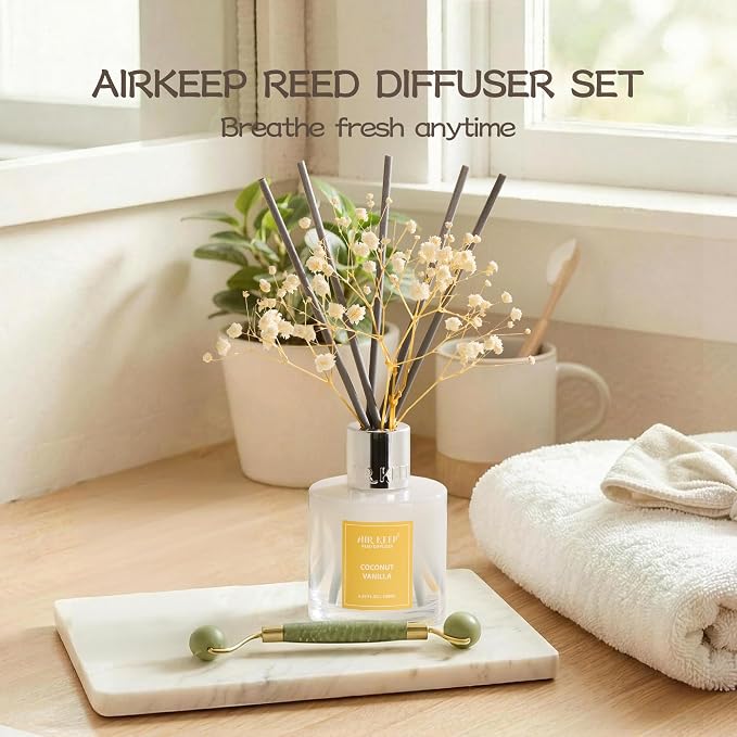 Airkeep Reed Diffuser Set, 3.38 fl oz - Image 3