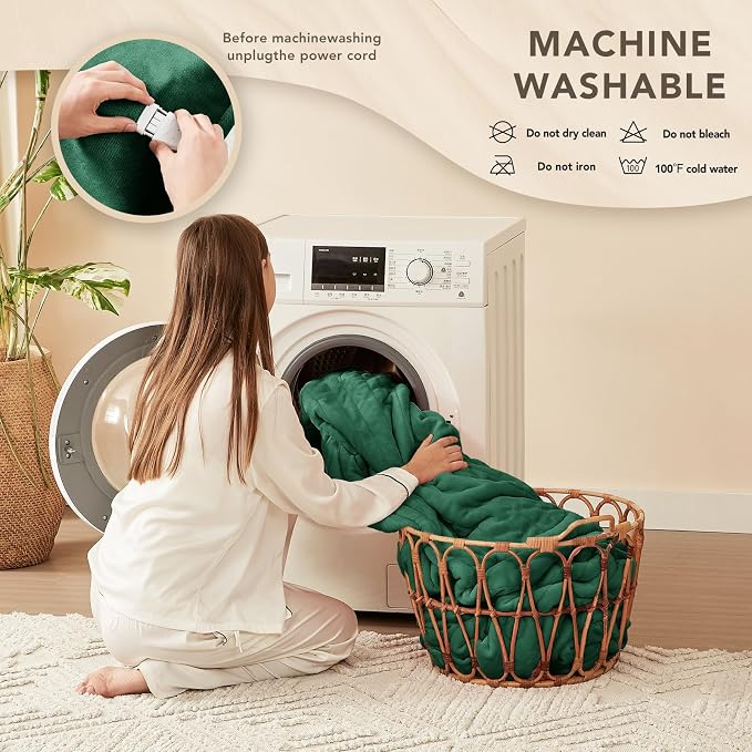 Homemate Electric Heated Blanket Full Size - Image 7