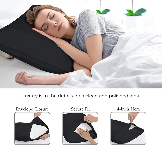 Royale Linens King Pillowcase Set of 2 - Image 7