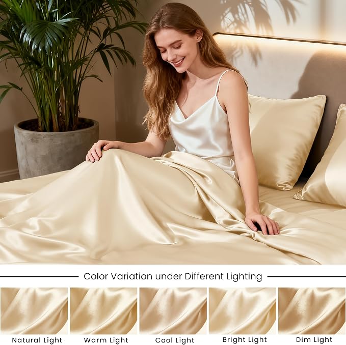 Love's cabin Satin Queen Sheets Set - Image 7