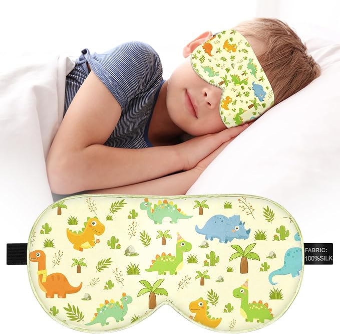 Kids Sleep Mask Eye Cover: 100% Real Natural Pure Silk Eye Mask by Unknown