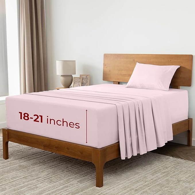 Mellanni Extra Deep Twin Sheets by Mellanni