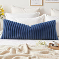 decorUhome Cozy Faux Fur Throw Pillow Covers 14x36 Set of 1 Decorative Soft by decorUhome