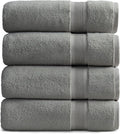 Springtree Home Luxury Bamboo Rayon Bath Towel Set of 4 | 35% Bamboo Rayon by SpringtreeHome