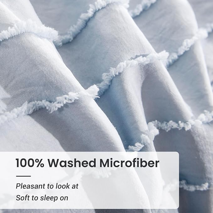 NEXHOME PRO Duvet Cover Queen, Soft and Lightweight 100% Washed Microfiber - Image 5