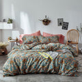 mixinni Vintage Floral Duvet Cover Twin XL Boho Bedding Soft Cotton Flower by mixinni
