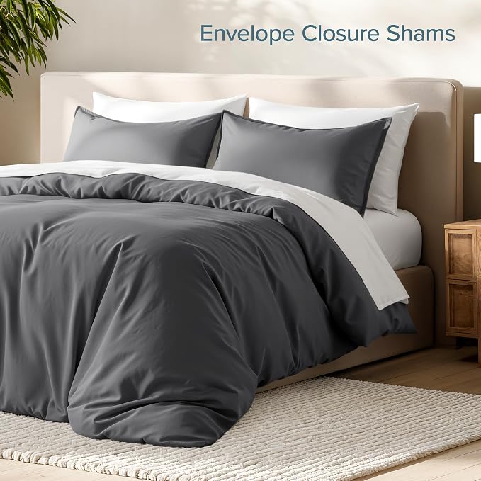 Bare Home Bedding Duvet Cover Oversized Queen Size - Image 4