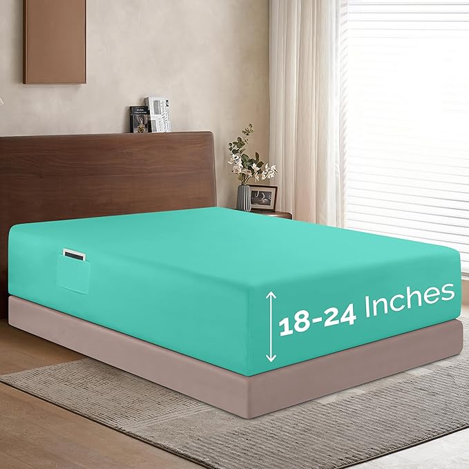 Elegant Comfort 1500 Premium Hotel Quality 18-24 Inches Deep by ELEGANTCOMFORT