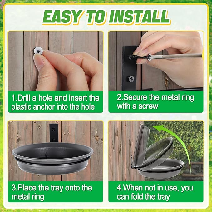 Fence Bird Feeders Tray - Image 7