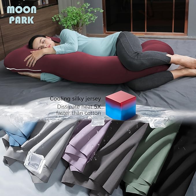 MOON PARK Pregnancy Pillows for Sleeping - Image 3
