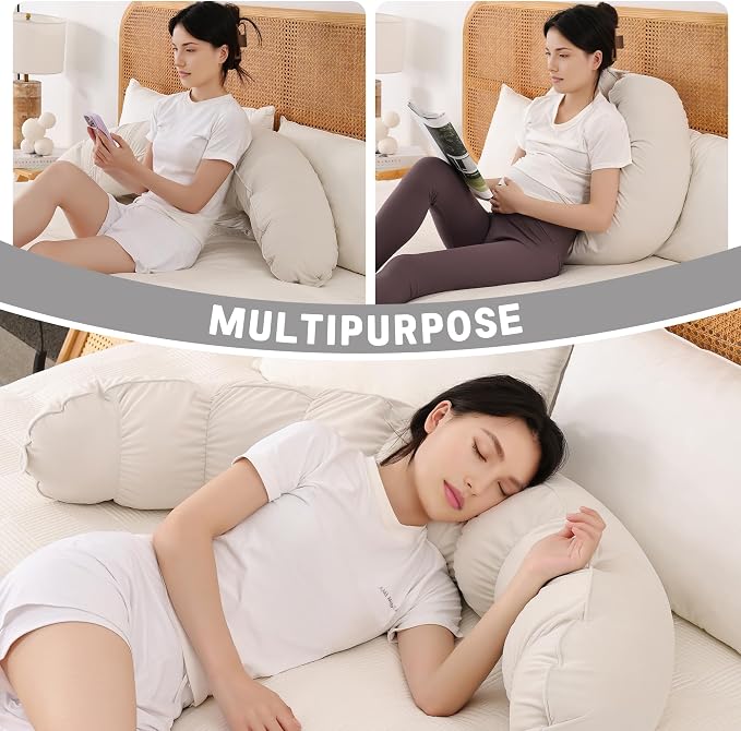 Peallow – Long Round Body Pillow - Image 6