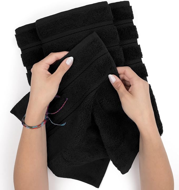 American Soft Linen Premium 3 Piece Towel Set, 1 Bath Towel 1 Hand Towel 1 - Image 5