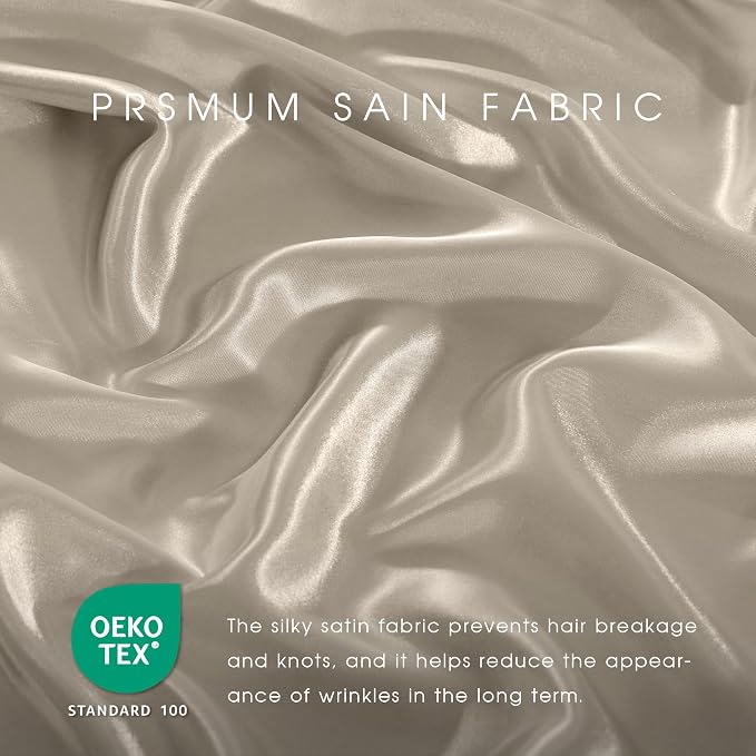FreshCulture Satin Sheets Twin Size Bed Set - Image 5