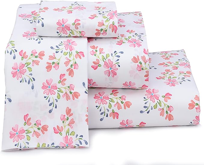 RUVANTI 100% Cotton Sheets – Twin Size Percale Bedding, Cooling & Breathable - Image 8