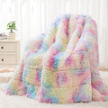 Wemore Shaggy Long Fur Faux Fur Weighted Blanket, Cozy and Fluffy Plush Sherpa by WemoreDirect