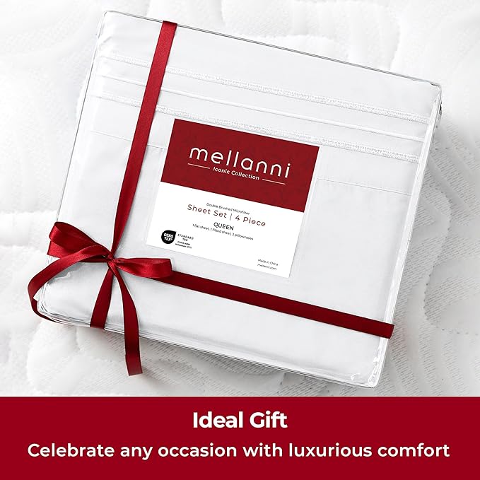 Mellanni Split King Sheets Set - Image 7