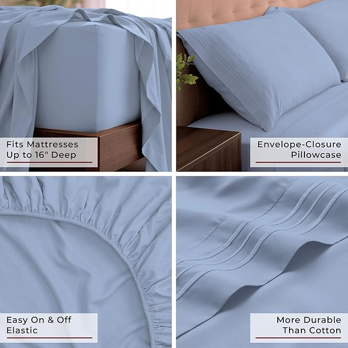 Mellanni California King Sheets Set - Image 5